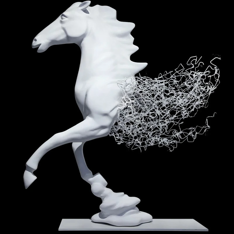 

Скульптура Лобби отеля Орнамент Lucky Sales Department Hall Большой пол Абстрактное искусство Установка