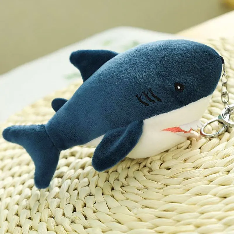 1PC Decompression Shark Keychain Office Vent Plaything Cute Accessories Keyring Men And Women Bag Pendant Car Key Ring Chain