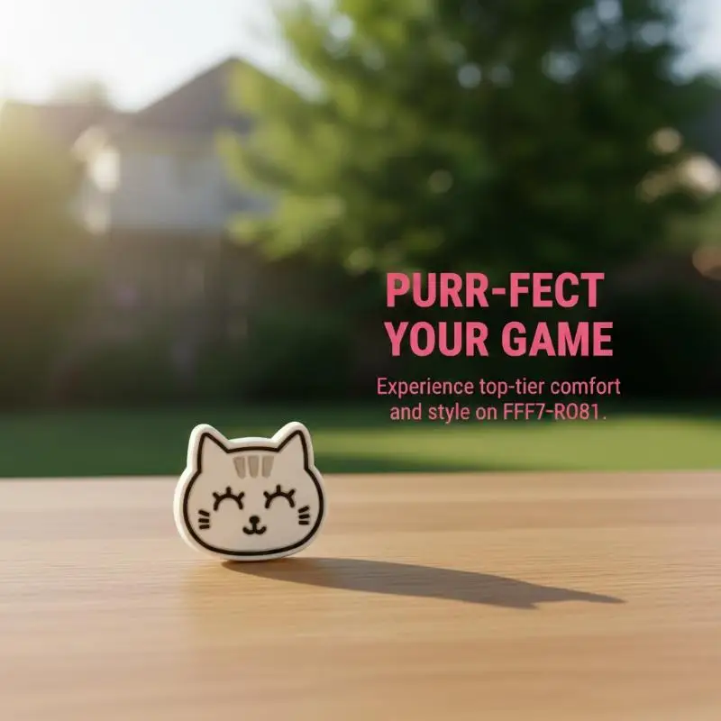 Cute Cartoon Cat Shaped Tennis Vibration Dampener Silicone Shock Absorber To Reduce Tenis Racquet Vibration Dampeners