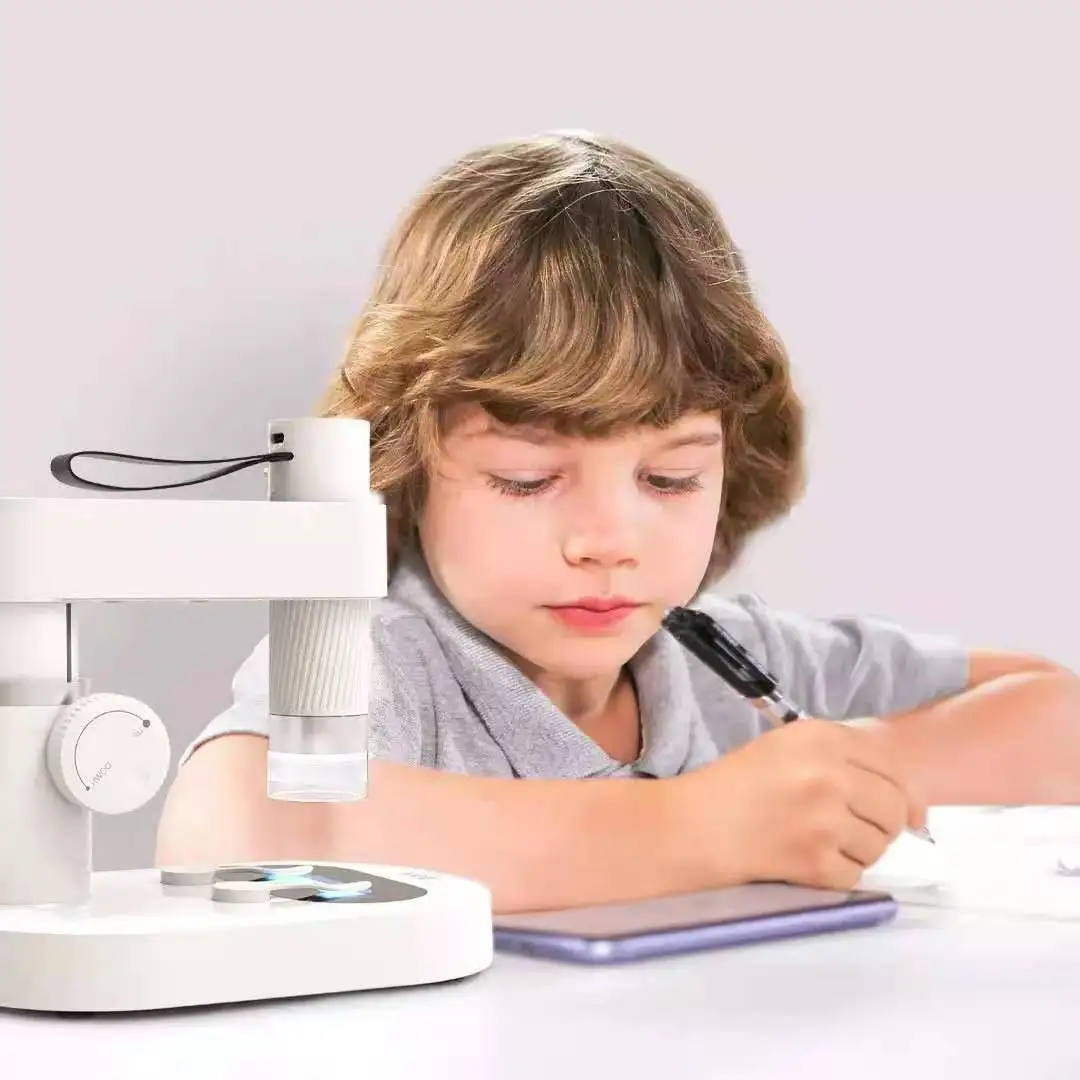 Xiaomi-microscopio inteligente de célula biológica para estudiantes, lupa experimental, bricolaje, regalo de cumpleaños para niños