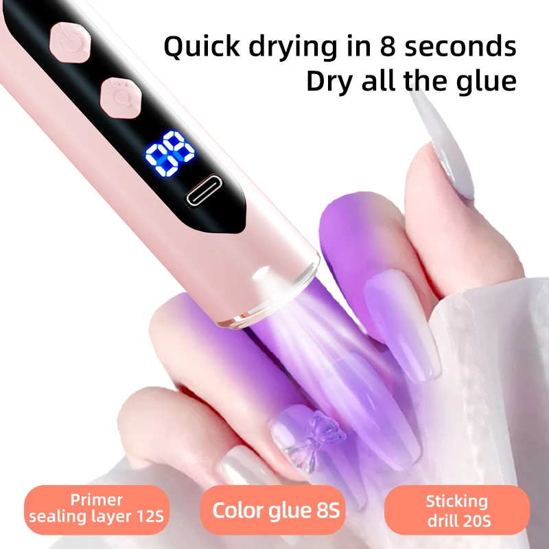 Professionele manicure pedicureset Draadloze elektrische nagelvijlset Nagelboormachine Handvoetverzorgingshulpmiddel voor het slijpen van trimpolish