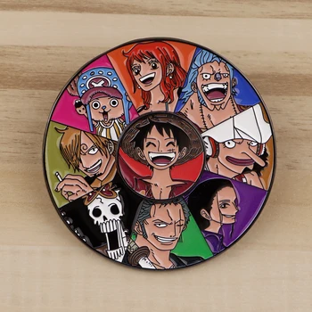 Alfinetes de lapela esmaltados de anime japonês para mochilas, broches para mulheres, crachá giratório, acessórios de cosplay, brinquedos de presente para amigos