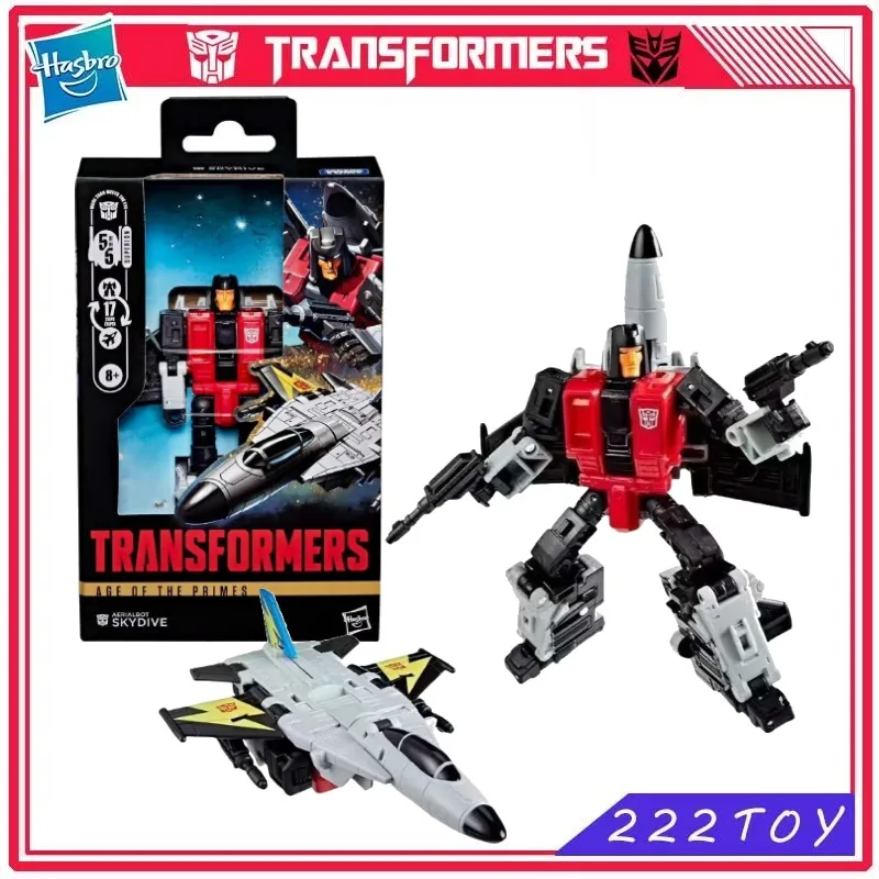 

New Hasbro Transformers Toys Age of the Primes Deluxe Skydive Anime Model Action Figures Robot Toy Collectibles Hobbies Gifts