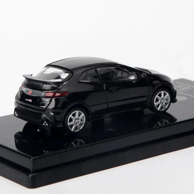 Diecast 1/64 Scale Honda Civic FN2 Alloy Car Model Collection Souvenir Display Vehicle Toy Decoration Ornaments