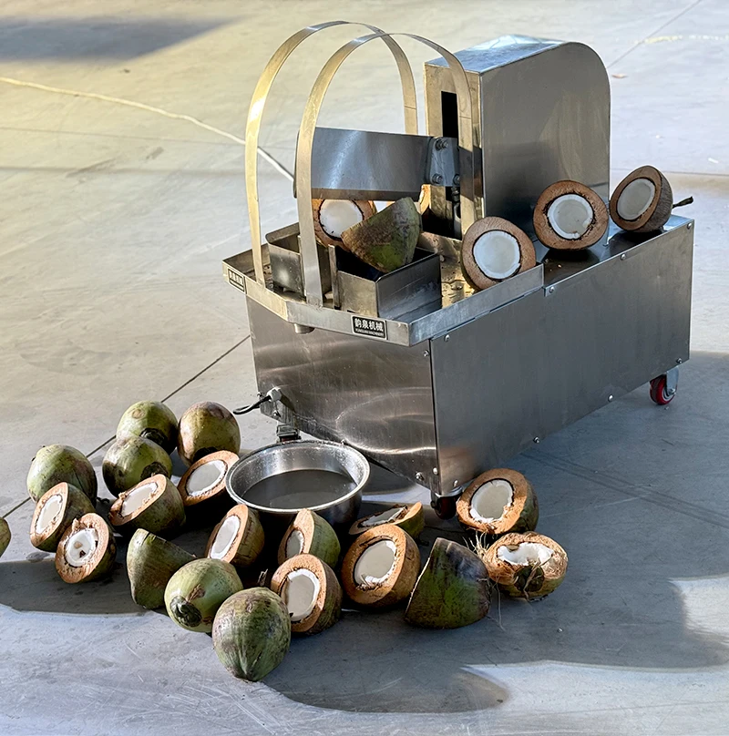 Automatic Coconut Halving Machine Coconut Opener Old-style Coconut Splitting Machine (for Hard-shelled Coconuts)