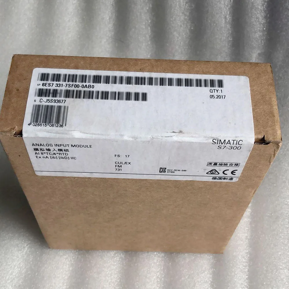 Brand New in Box Sealed For Siemens 6ES7 331-7SF00-0AB0 6ES7331-7SF00-0AB0 Control Module