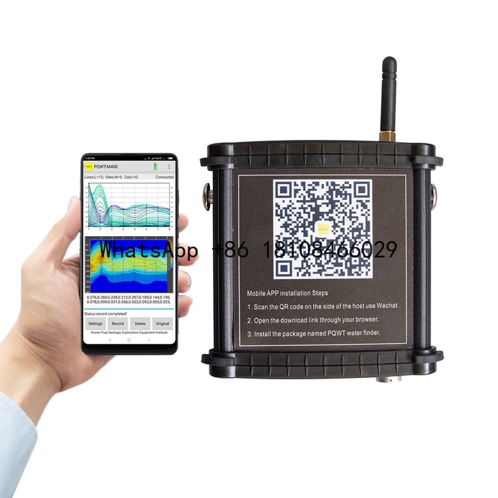 Geophysical Survey Equipment 100m Groundwater Finder PQWT M100 Mobile Water Detector Underground Finder