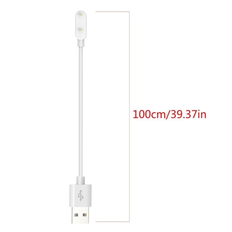 Strong USB Cable Charging Line Cord Rope Black for Watch Fit 3 Smartwatches Charges