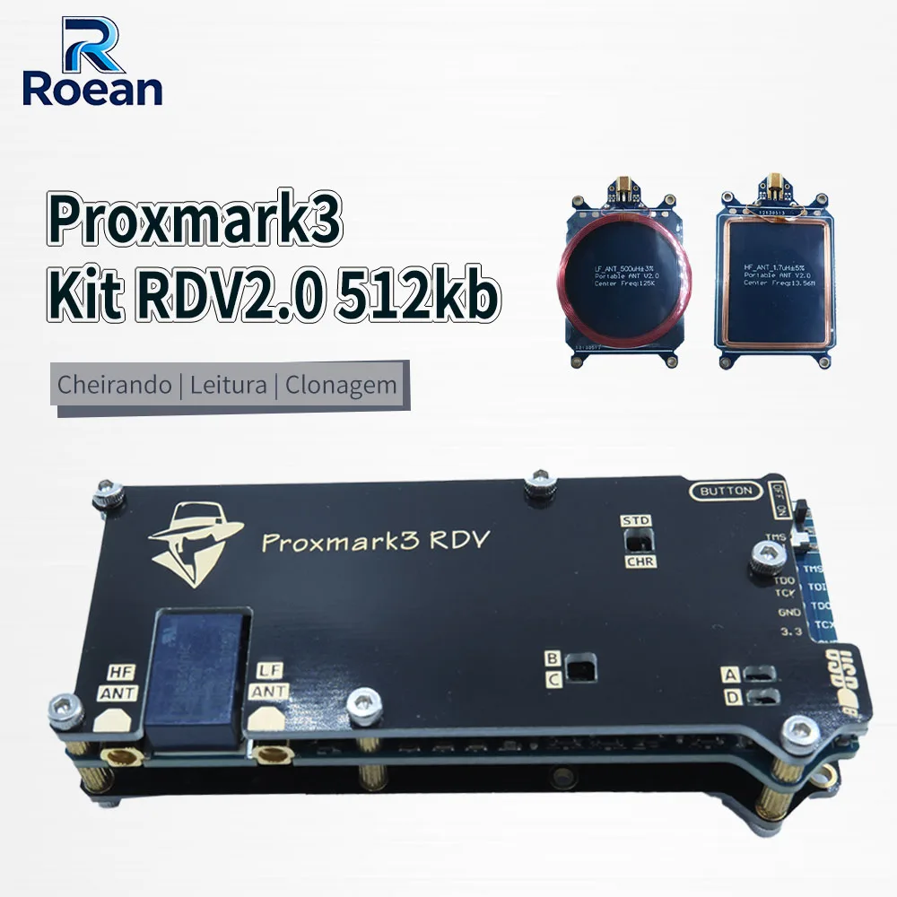 lecteur-graveur-rfid-nfc-proxmark3-rdv2-125khz-1356mhz-memoire-512k-kit-de-developpement-d'encodeur-dev-pour-la-recherche-rfid