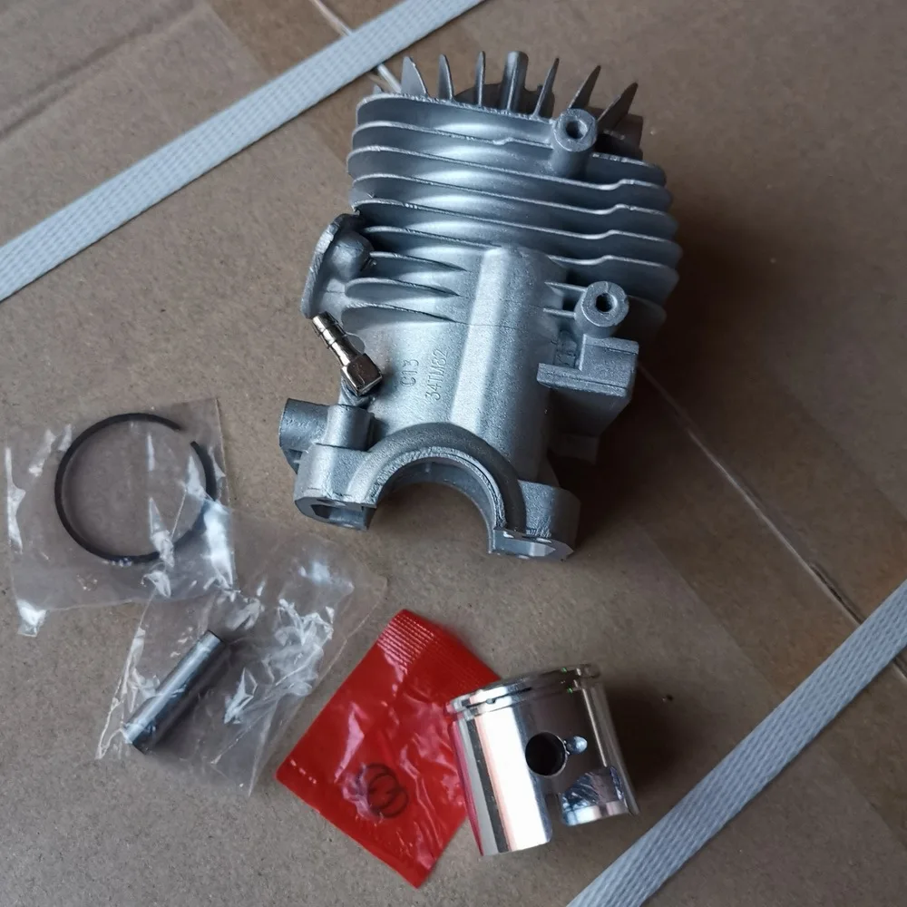 Imagem -05 - Kit de Cilindro 34 mm para Emak Efco 125 Gs260 Mt2600 Oleo-mac 925 Serras de Corrente Zylinder Pistão Anel Clipes Pino Pan Montagem