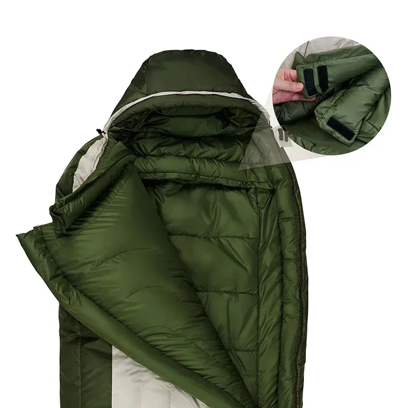 Winter -35℃ Heat Storage Sleeping Bags Naturehike Professional Down Sleeping Bag Strong Cold Protection Snow Camping Equipment