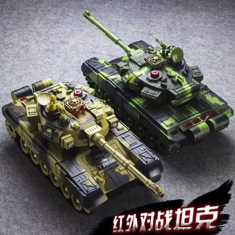 Remote Control Tank Can Be Equipped With Multiple Combat Charging Electric Children's Tracked Artillery Models Boy Toy Gifts