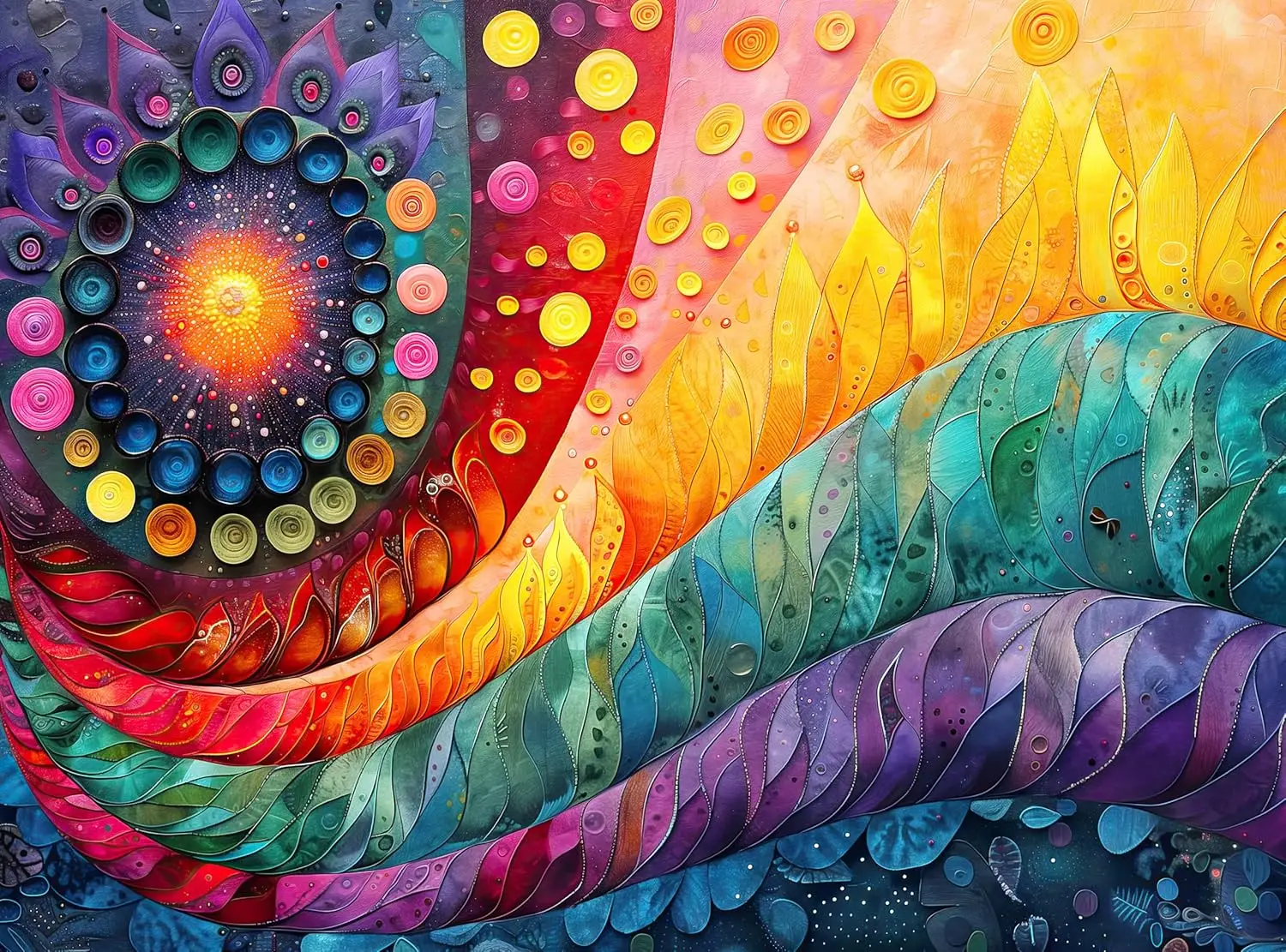 Jigsaw Puzzles for Adults 1314/520/120pcs Colorful Spiral Abstract Wooden Puzzles for Gameroom Bedroom Home Decor Party Gift