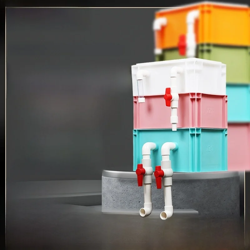 sistema-di-circolazione-dell'acqua-per-acquario-e-laghetto-con-filtro-a-cassonetto-anti-intasamento-brevettato-in-cotone-e-vassoio-raccogligocce