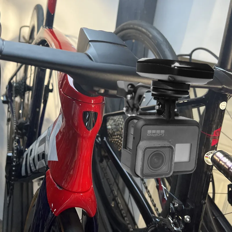 SUKOU Fahrradcomputerhalterung für TREK Madone SLR SLR6 8 Code Blendr integriert für Garmin Bryton Xoss Magene Wahoo Kilometerzähler – Detail 7