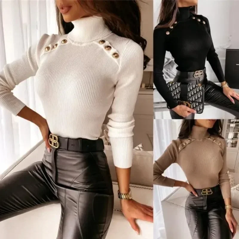 Fashionable womens clothing Fresh slim fit shirt effortlessly creating an elegant and casual style