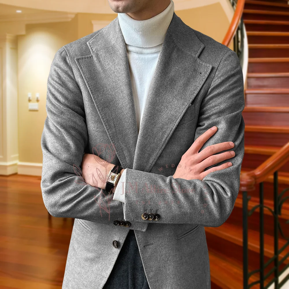 Advanced men's jacket suede slim fit jacket for boys fashion daily wear for wedding dating birthday party gift, customized sizes