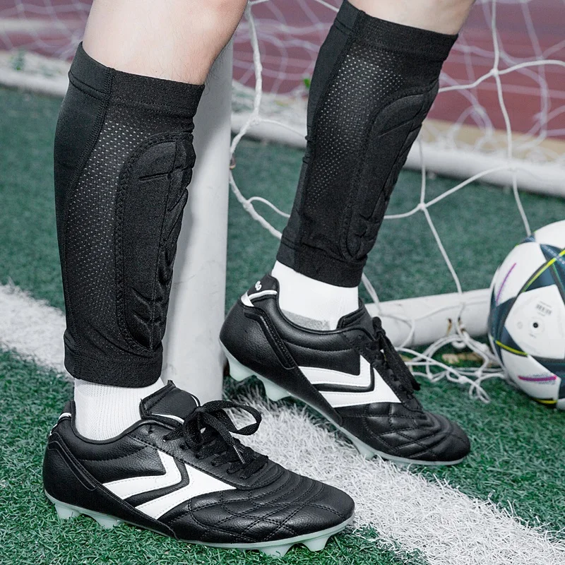 Anti-collision Soccer Football Shin Guard Kids Adults Basketball Calf Support Compression Muscle Socks Running Leg Sleeve Warmer