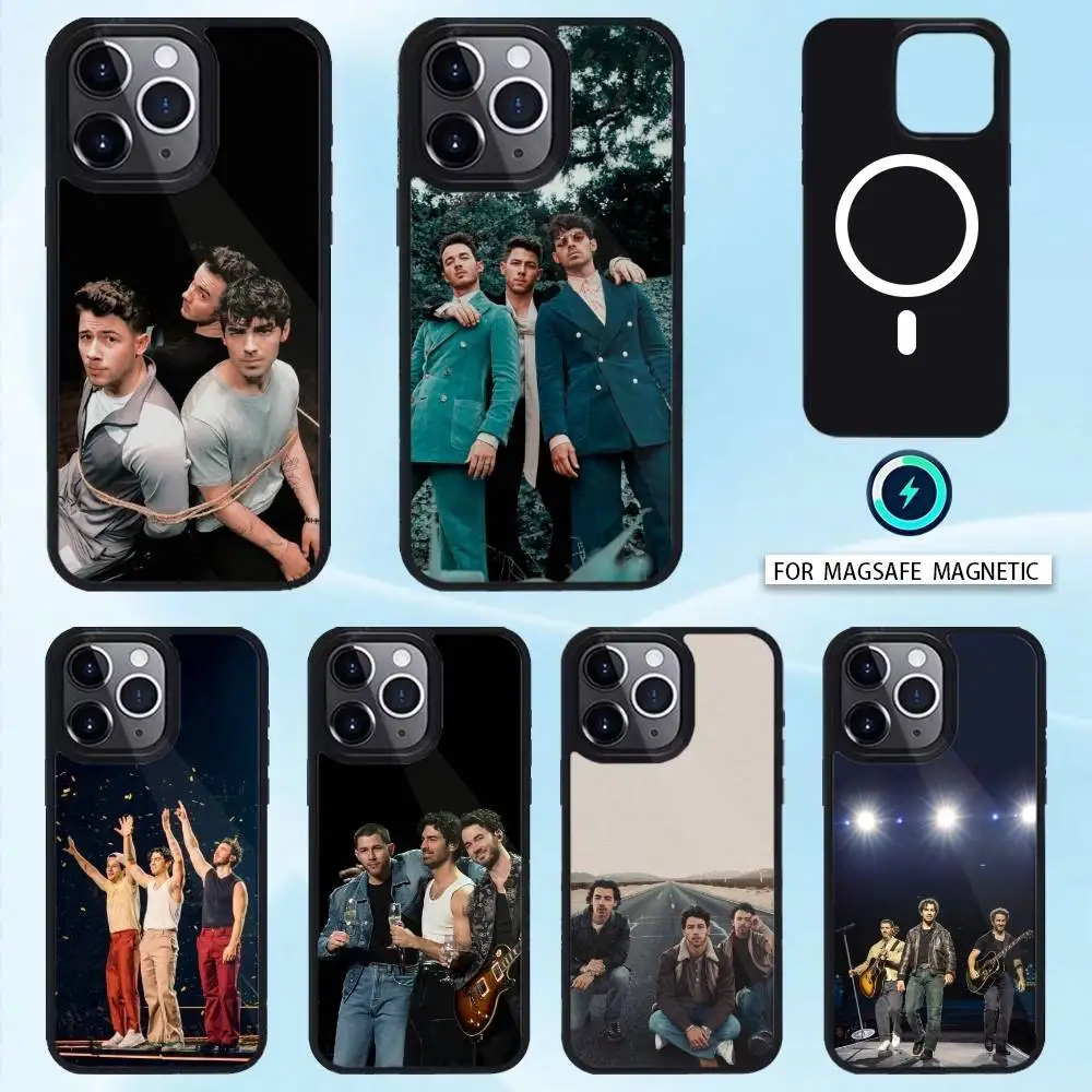 

Band J-Jonas B-Brothers Phone Case For iPhone 16,15,14,13,12,Pro,Max For Magsafe Magnetic Wireless Charging