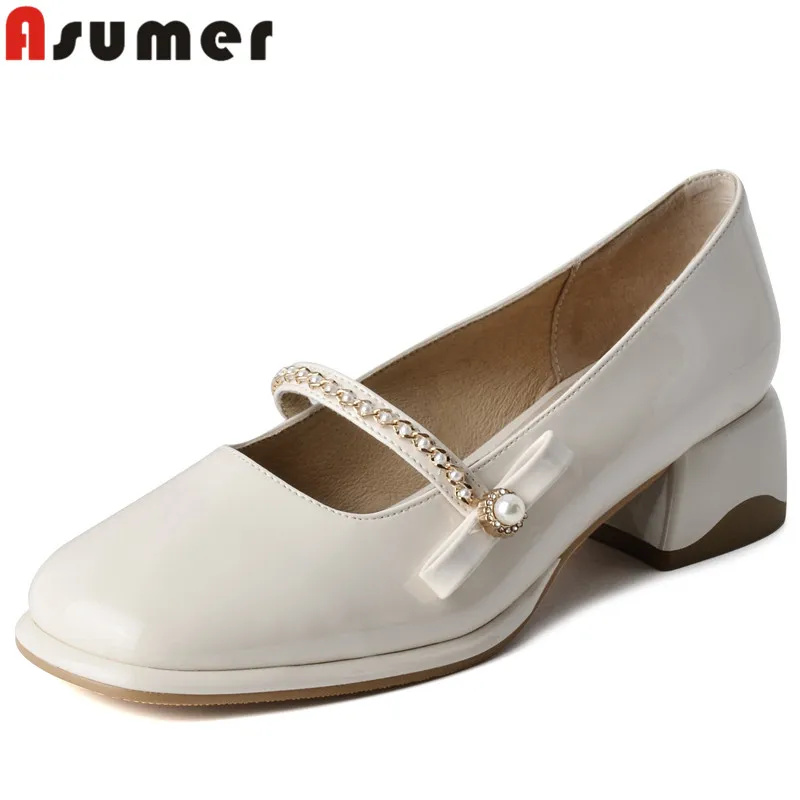 

Женские туфли из лакированной кожи, Размеры 35-40