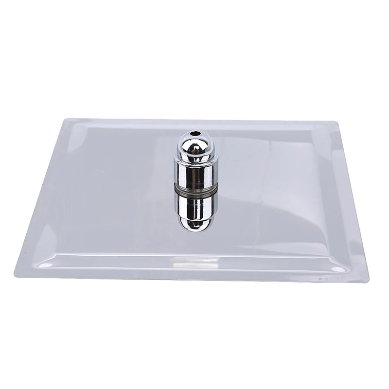 Portable Removable Shower Heads Stainless Steel Square Round Rainfall Shower Head High Pressure Handheld Bathroom Accessories