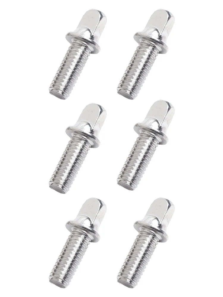 Achieve Perfect Tension with These Drum Tension Rod Screws Set of 6 Standard Exterior Square Screws for Snare Drum