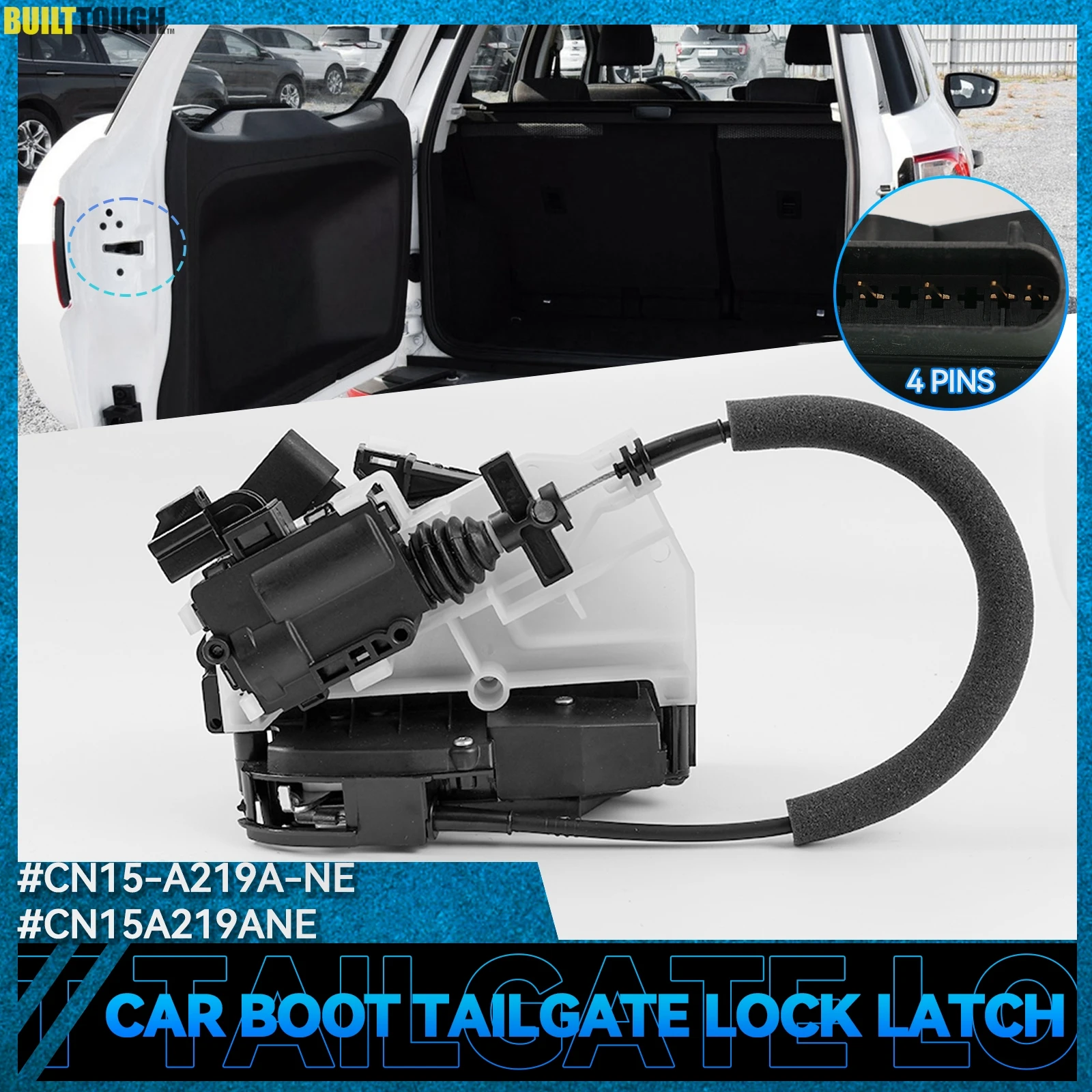 

CN15A219ANE Car Rear Trunk Boot Tailgate Lock Luggage Compartment Door Lock Latch CN15-A219A-NE Fit For Ford Ecosport 2013-2017