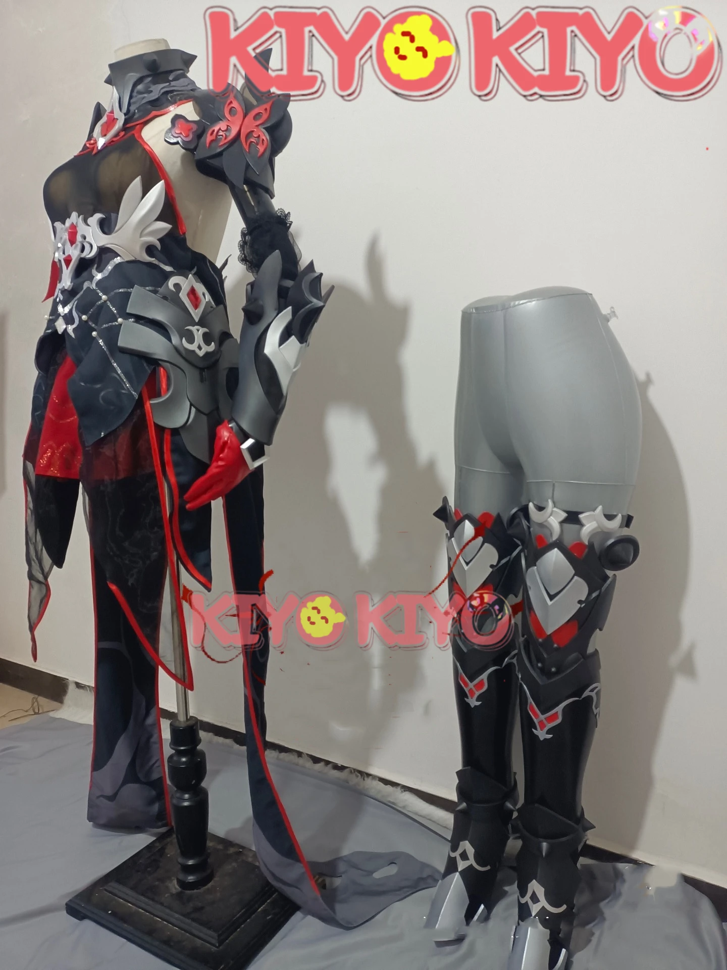 KIYO-KIYO Custom size made Honkai Impact 3 Seele Vollerei Cosplay Costume Full set with shoes without Sickle and claw