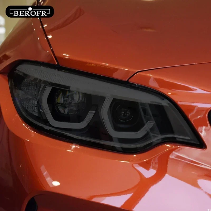 

Тонировка автомобильных фар, черная защитная пленка, прозрачная наклейка из ТПУ, аксессуары для BMW M2 F87 Competition CS 2016-On