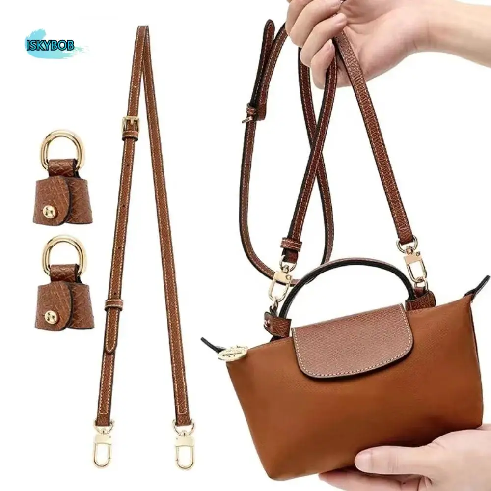 

Genuine Leather Crossbody Strap Bag Accessories Shoulder Strap Punch Free Handbag Transformation Accessories Replacement DIY
