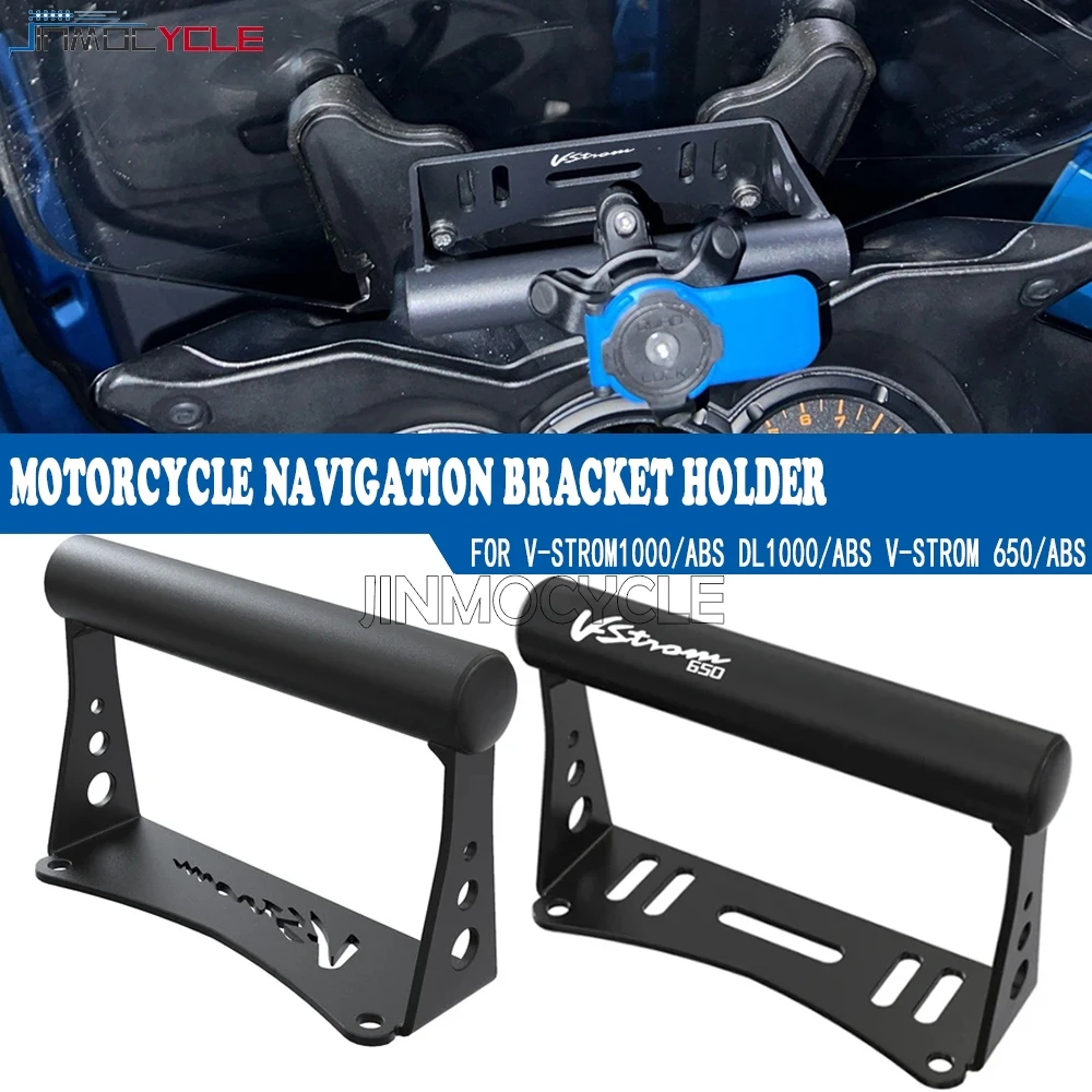 Motor GPS Mount Bracket Fit For SUZUKI DL650 V-strom 650 2004-2011 DL1000 V Strom 1000 GPS Navigation Phone Holder Frame Bracket