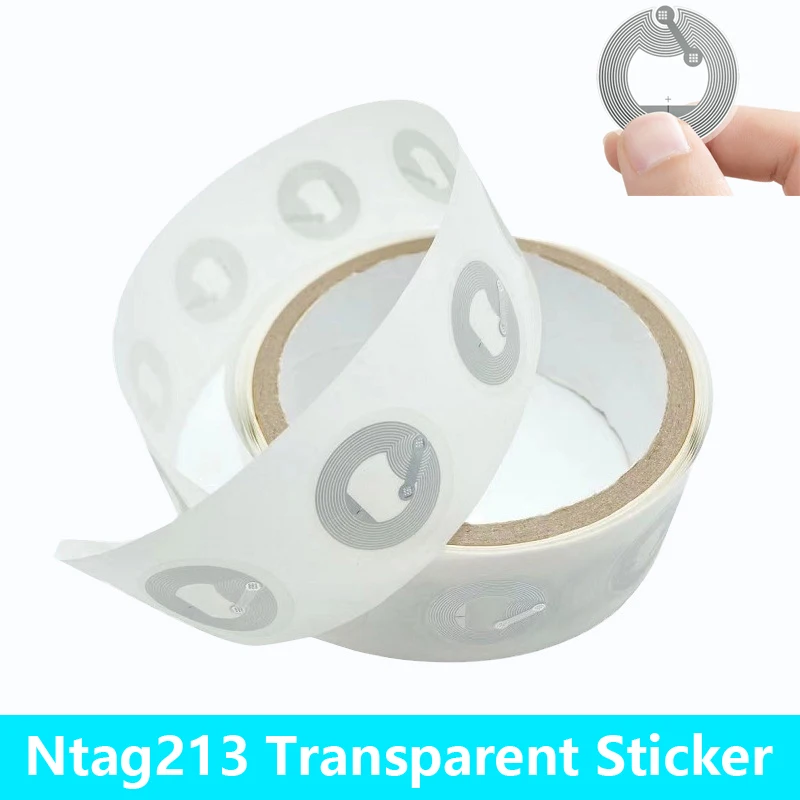 100pcs/lot Wet Inlay NFC Tag Nfc213 215 Label 213 Stickers Tags Lable Sticker 13.56mhz For Huawei Share Ios13 Shortcut