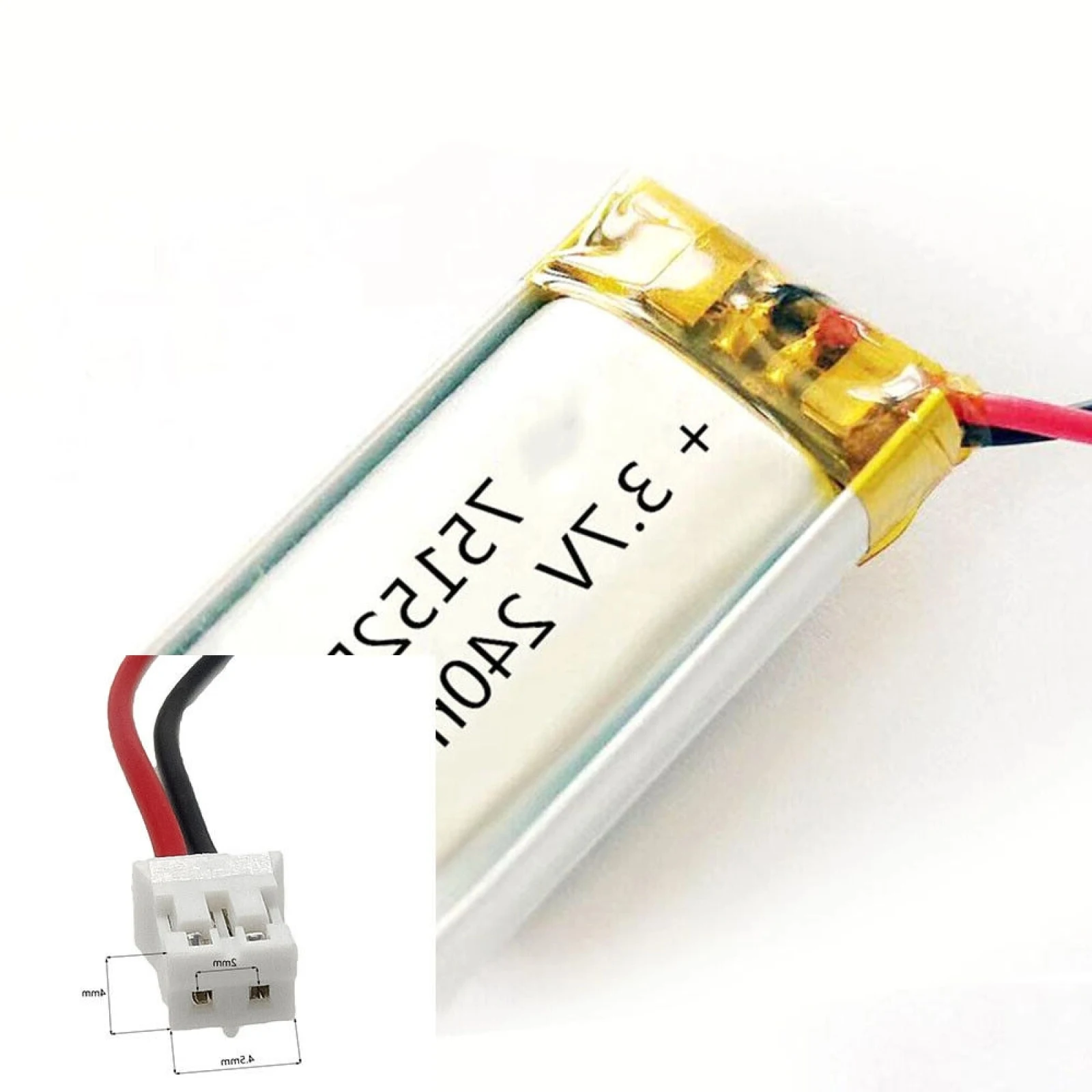 3,7 V 240 mAh 751525 Li-Polymer Li Batterie JST-PH 2pin 2,0 Für SMART WATCH MP3 LAPTOP GPS MOBILE POWER ELEKTRISCHE SPIELZEUG