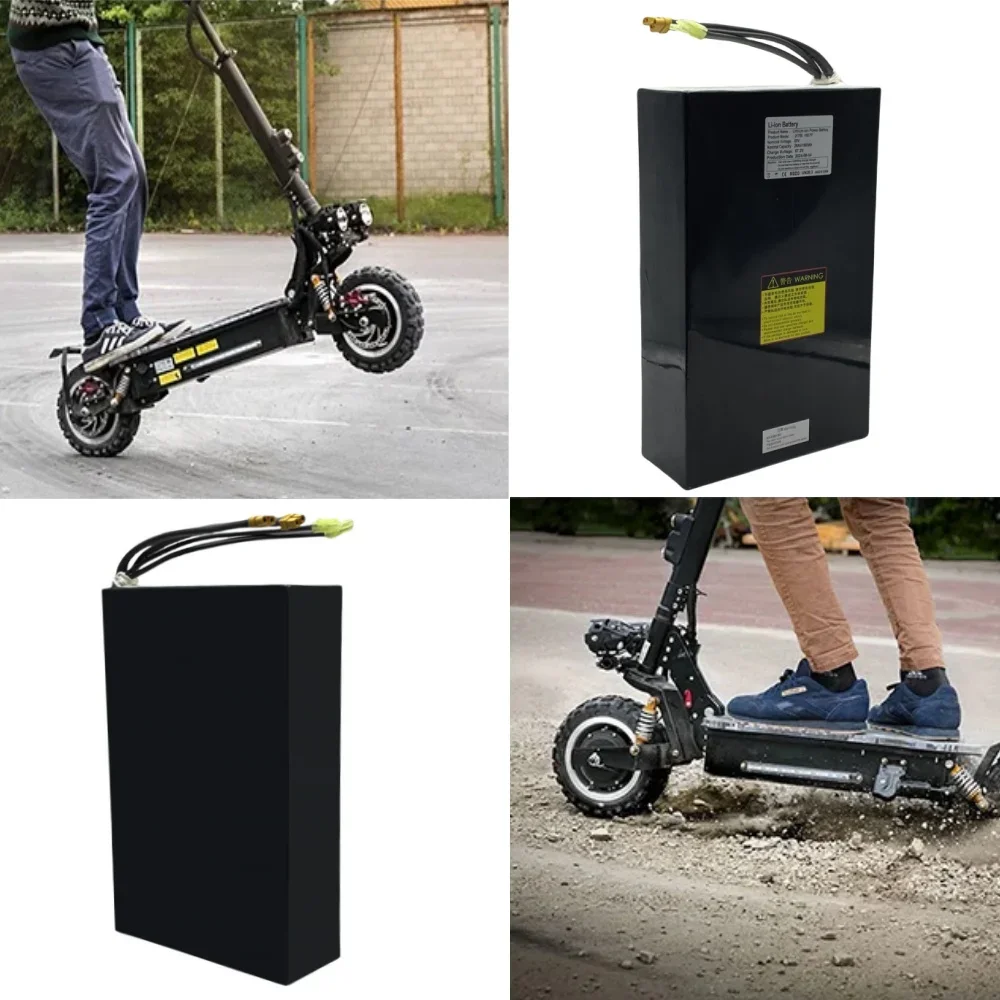 Bateria recarregável de íon-lítio 60V 33,6Ah 21700 16S7P Carregamento rápido de porta dupla, adequada para scooters de acionamento duplo