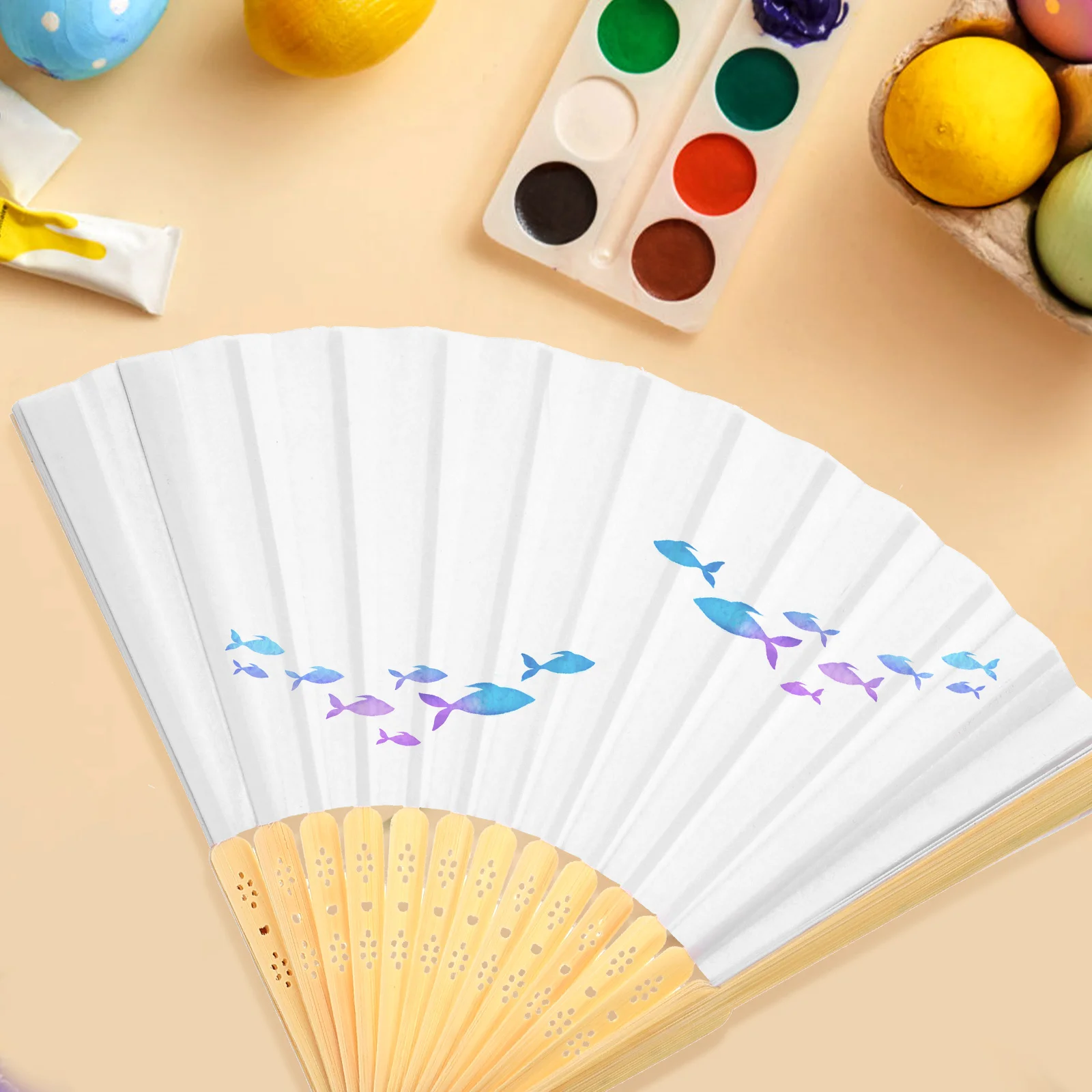 

12Pcs Chinese Folding Hand Fan Sturdy Portable Handheld Fans for Performance Dance Travel Events Hand Fan Fans Handheld