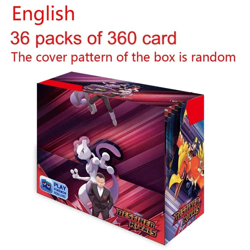 2026 360 stks/set Pokemoned Kaart MEGA EVOLUTION Pre-groep SCARLET & VIOLE 151 PHANTASMA VLAMMEN Prismatische Engels Booster Battle Card - afbeelding 1