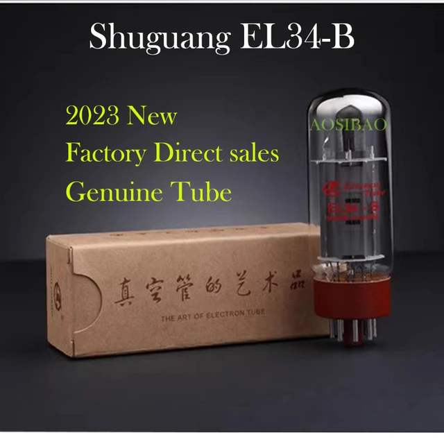 Shuguang EL34-B EL34B EL34 Vacuum Tube Audio Valve Replace 6CA7 KT77 EL34  Tube Amplifier Kit DIY Factory Matching Direct Sales