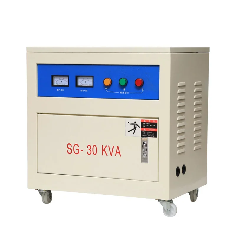 محول SG 30Kva من النوع الجاف محول التحكم في العزل ثلاثي الطور