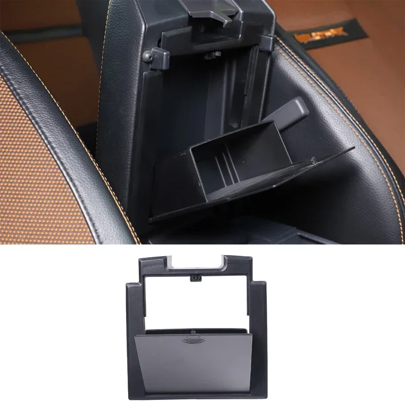 

For 2015-21 Ford Ranger Wildtrak ABS black car styling central control armrest box privacy storage box car interior accessories
