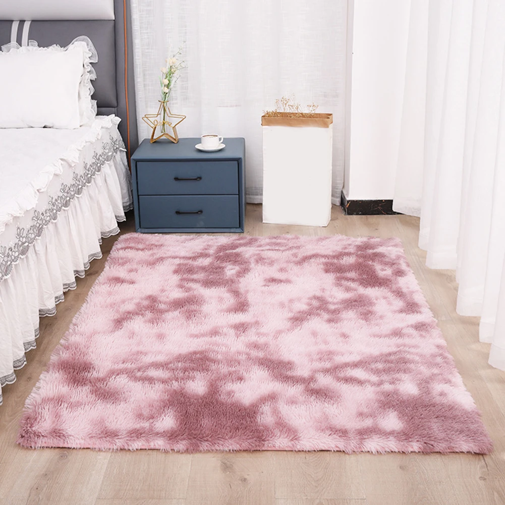 Colorful Tie-dye Rug Anti-slip Anti-Slip Rug 50*80CM Gradient Carpet Vibrant Design Easy Maintenance Machine Washable