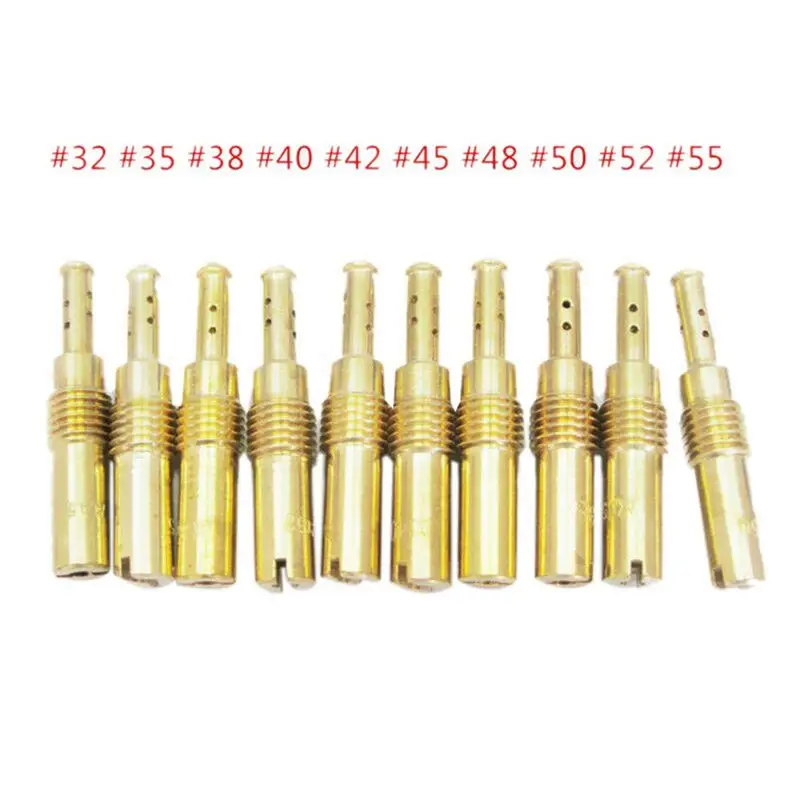200Pcs Carburetor Jet Kit (100 Main + 100 Pilot) for PWK/Keihin/CVK Carburetors - Fits 125-150cc GY6 Scooters, for OKO