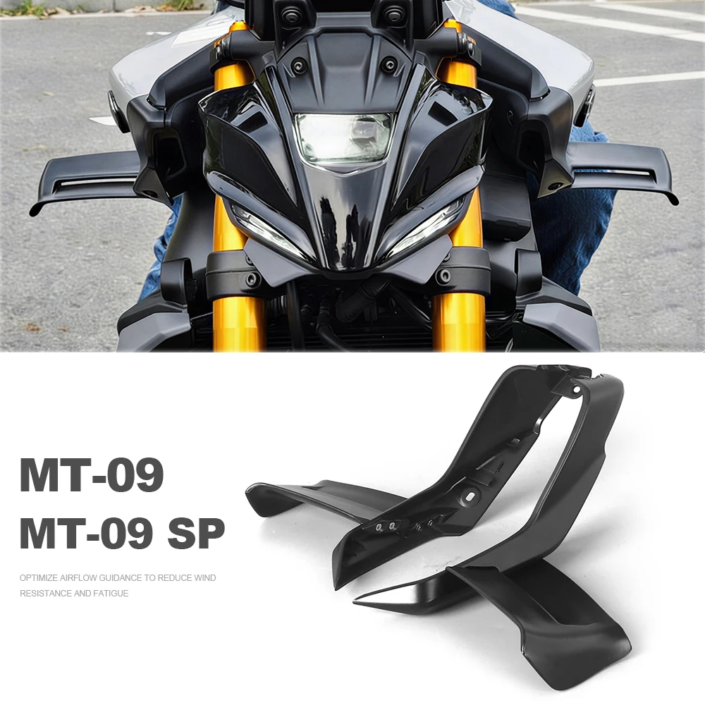 

New Motorcycle Side Winglet For YAMAHA MT-09 SP 2024 2025 2026 Naked Frontal Spoilers Flank Fairing Fixed Wing Kit MT09 MT 09