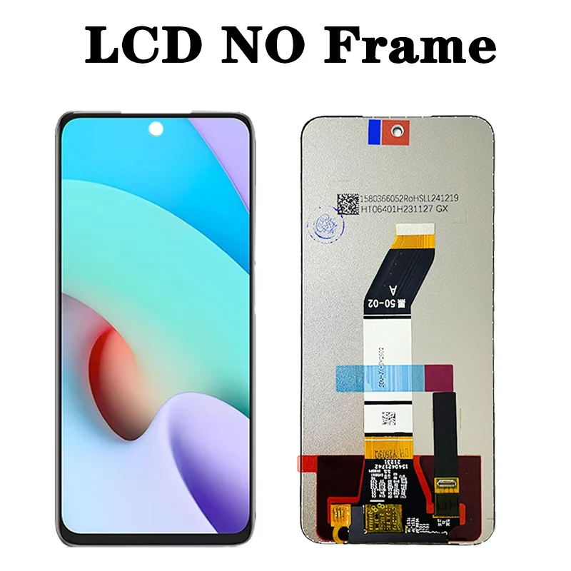 100% Tested For Xiaomi Redmi 10 Prime Display Touch Screen Digitizer Assembly For Redmi 10 LCD Redmi10 2022 Display