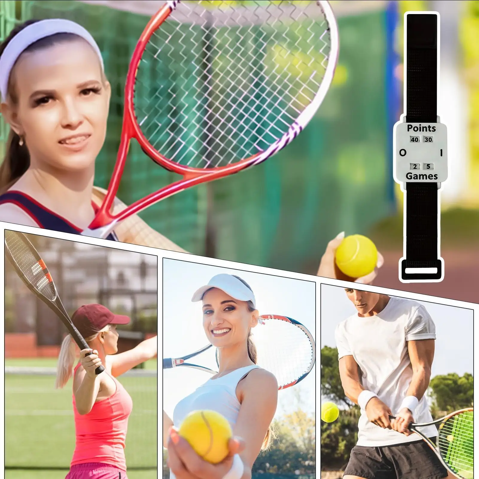 Portable Cricket Tennis Padel Scorer Wristband Instant ScoreTracker No Memory Loss Score Counter For Coaches Referees Players view 6