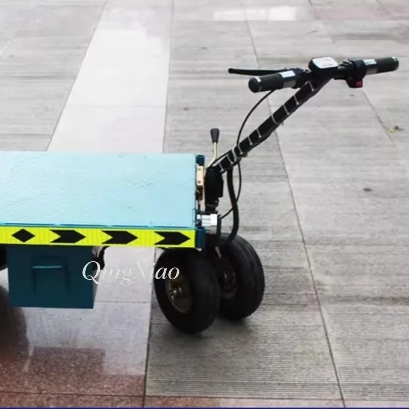 Industrial Four-Wheel Folding Flatbed Trolley Quick Fold for Easy Storage Bulk Cargo Transfer Workshop And Warehouse