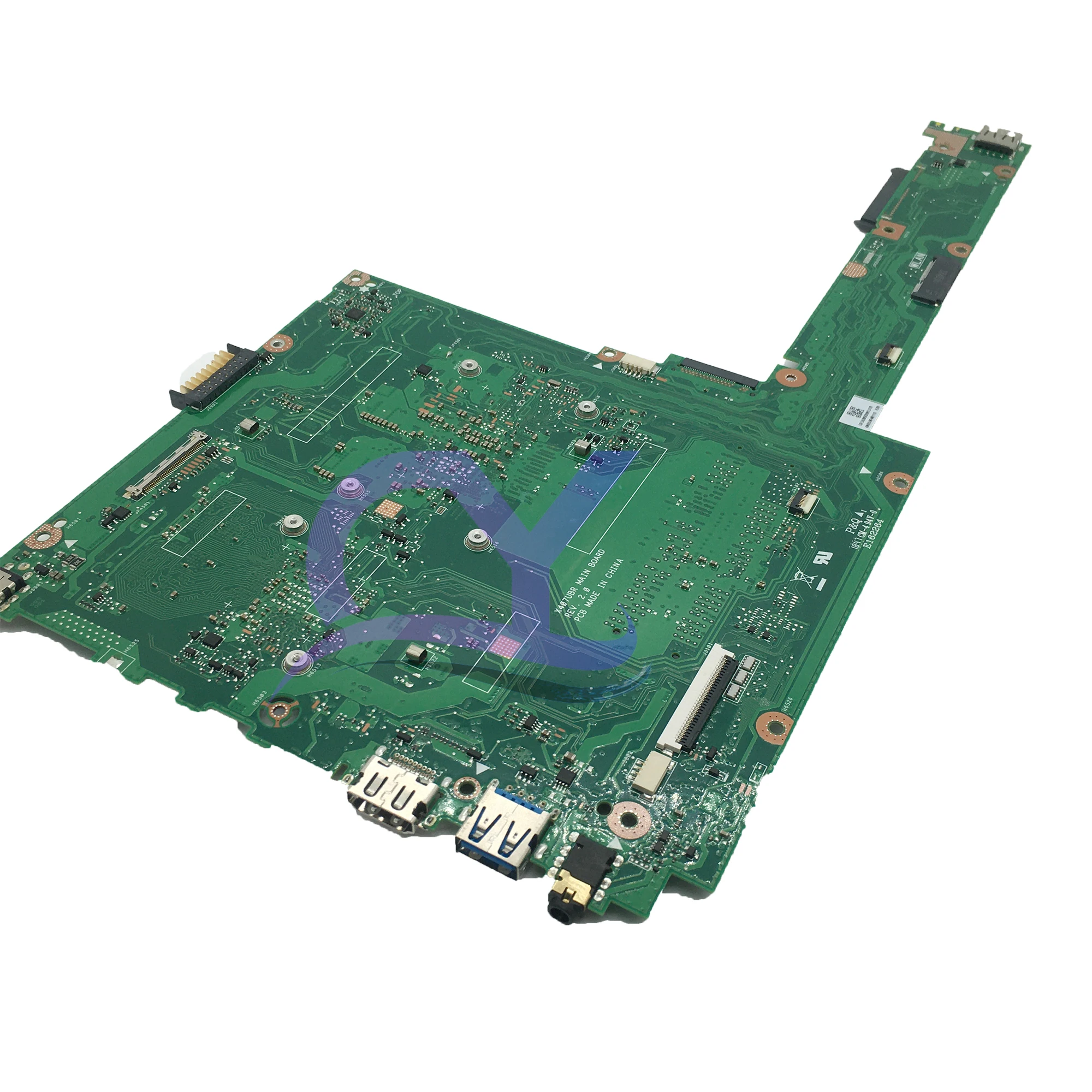 Placa-mãe portátil para ASUS, Mainboard para X407U, X407UA, X407UV, X407UAR, I3, I5, I7, 7th, 8th, UMA, PM, 100% de trabalho