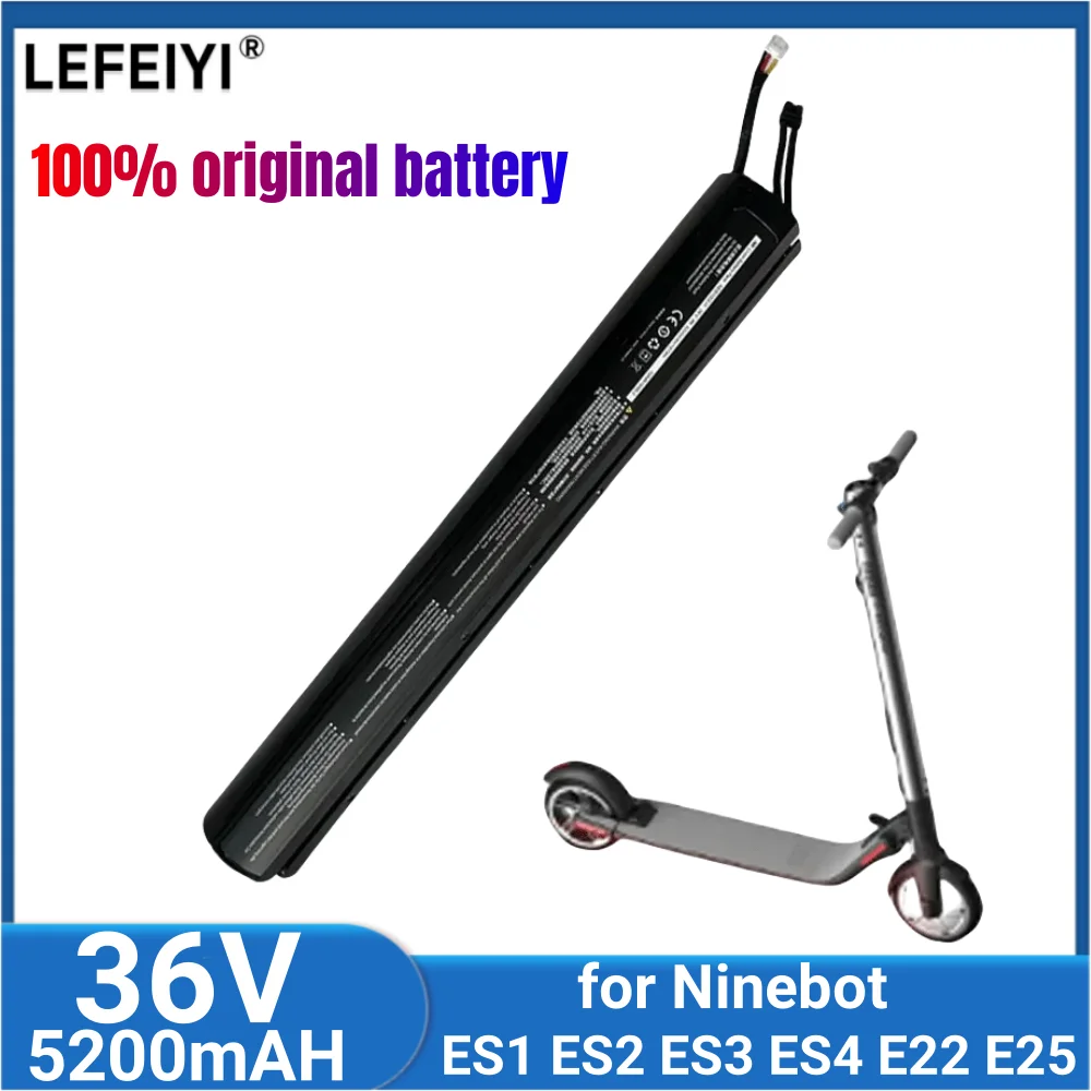 Original True Capacity36V 5200mAh Ninebot Scooter ES1 ES2 ES3 ES4 E22 E25 Intelligent Electric Scooter Internal Battery Assembly