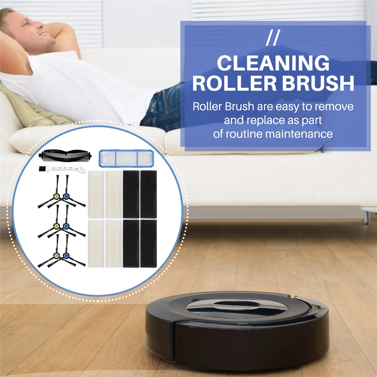 掃除機ロボット用交換用アクセサリーキット,掃除機用シルバークレストssr1 ssra1,ilife a7,a9s,v8,v8s,x750,x785,x800,v80