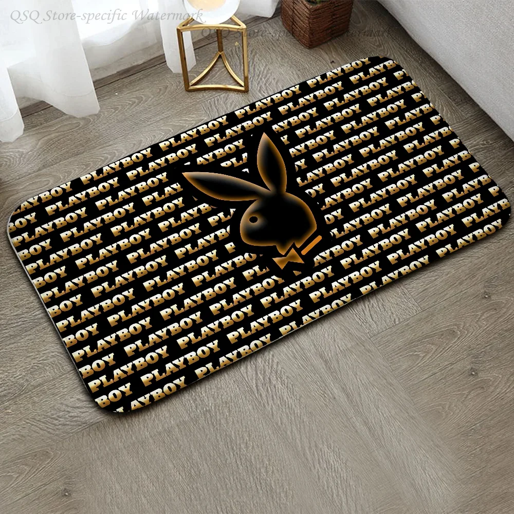 1pc Sexy Girl P-Playboy Floor Mat Floor Mat Anti-Slip Kitchen Bedroom Handmade Tufted Rug Carpet Living Room Entrance Rug