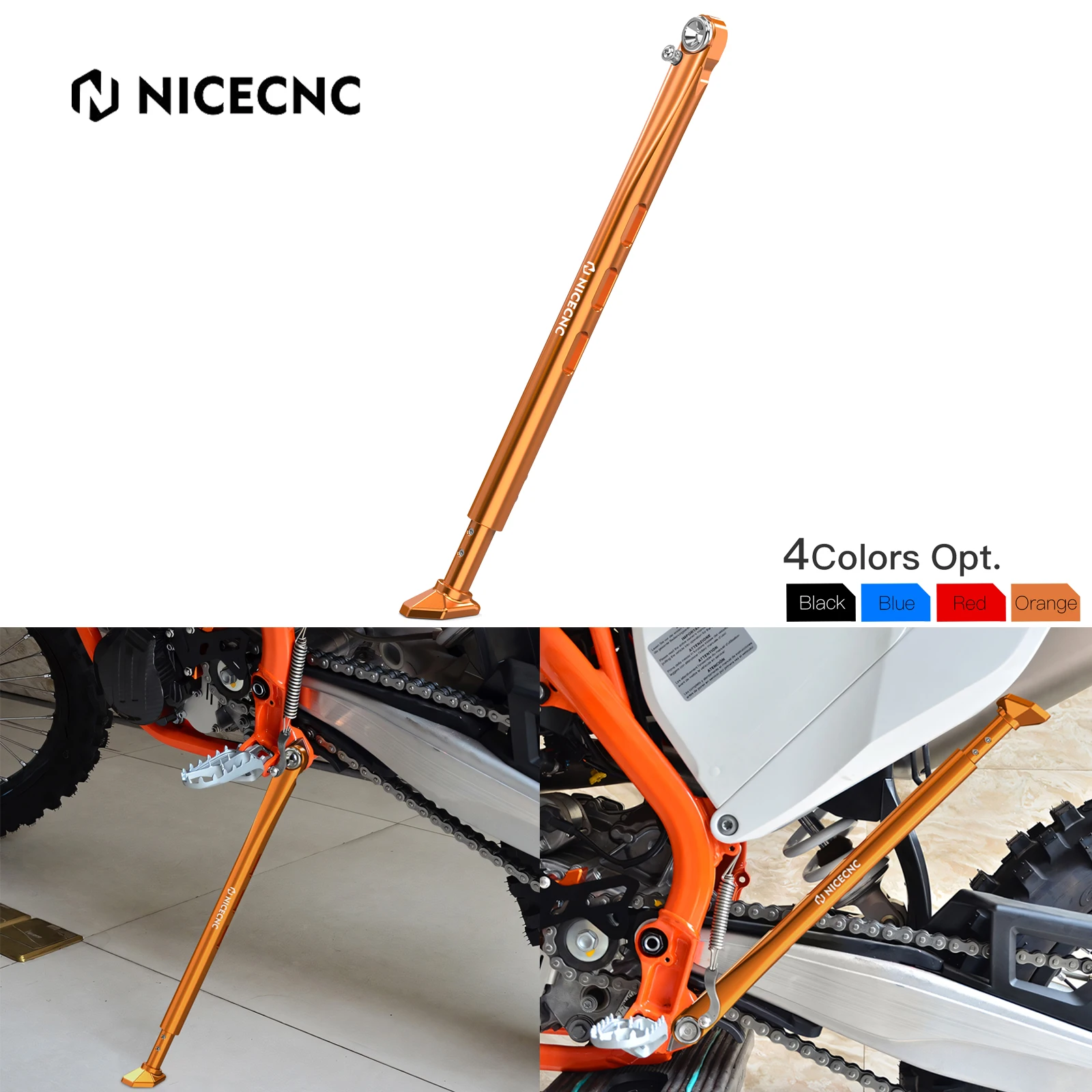 

For KTM EXC 300 2008-2023 EXC EXC-F XCW XCF-W 125 250 300 350 400 450 500 Adjustable Kickstand Kick Side Stand XC XCF 2008-2022